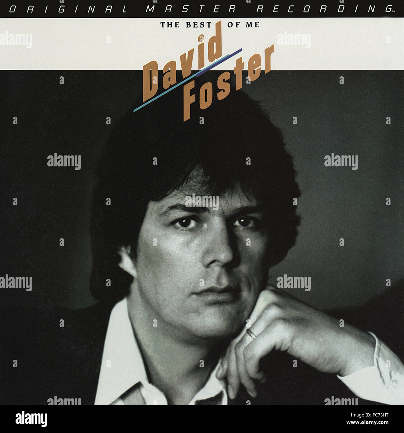 David Foster - Das Beste von Mir (MFSL) - vintage Vinyl cover Album (Vorne) Stockfoto