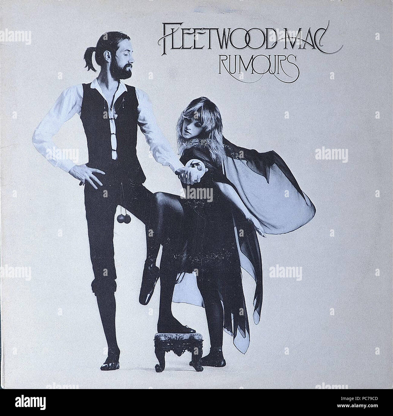 Fleetwood Mac - Rumours - Vintage Vinyl Album Cover Stockfoto