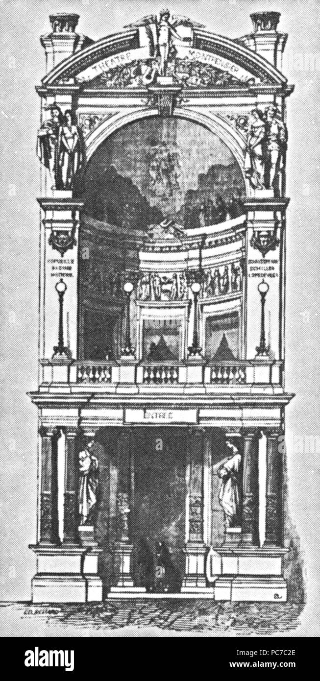 606 Théâtre Monpensier (Historique) - Fassadengestaltung - Walshp 6 Stockfoto