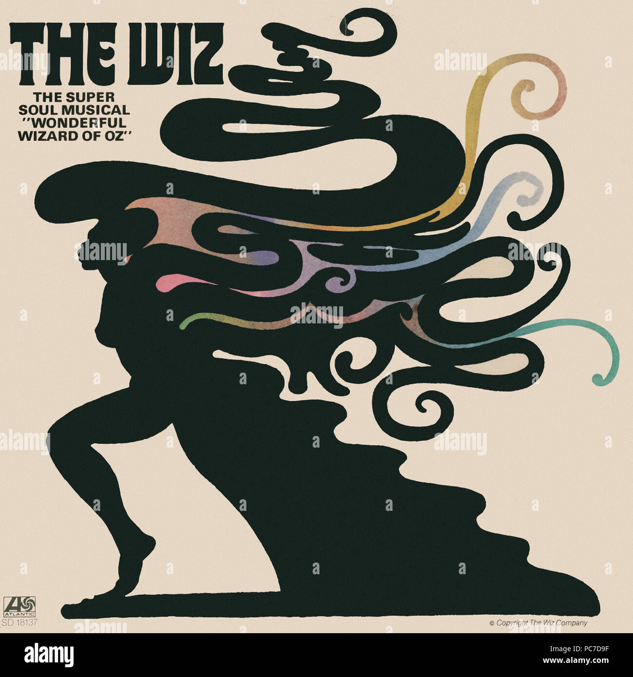 Die Wiz - Die Super Soul Musical "Zauberer von Oz" - vintage Vinyl cover Album (Vorne) Stockfoto