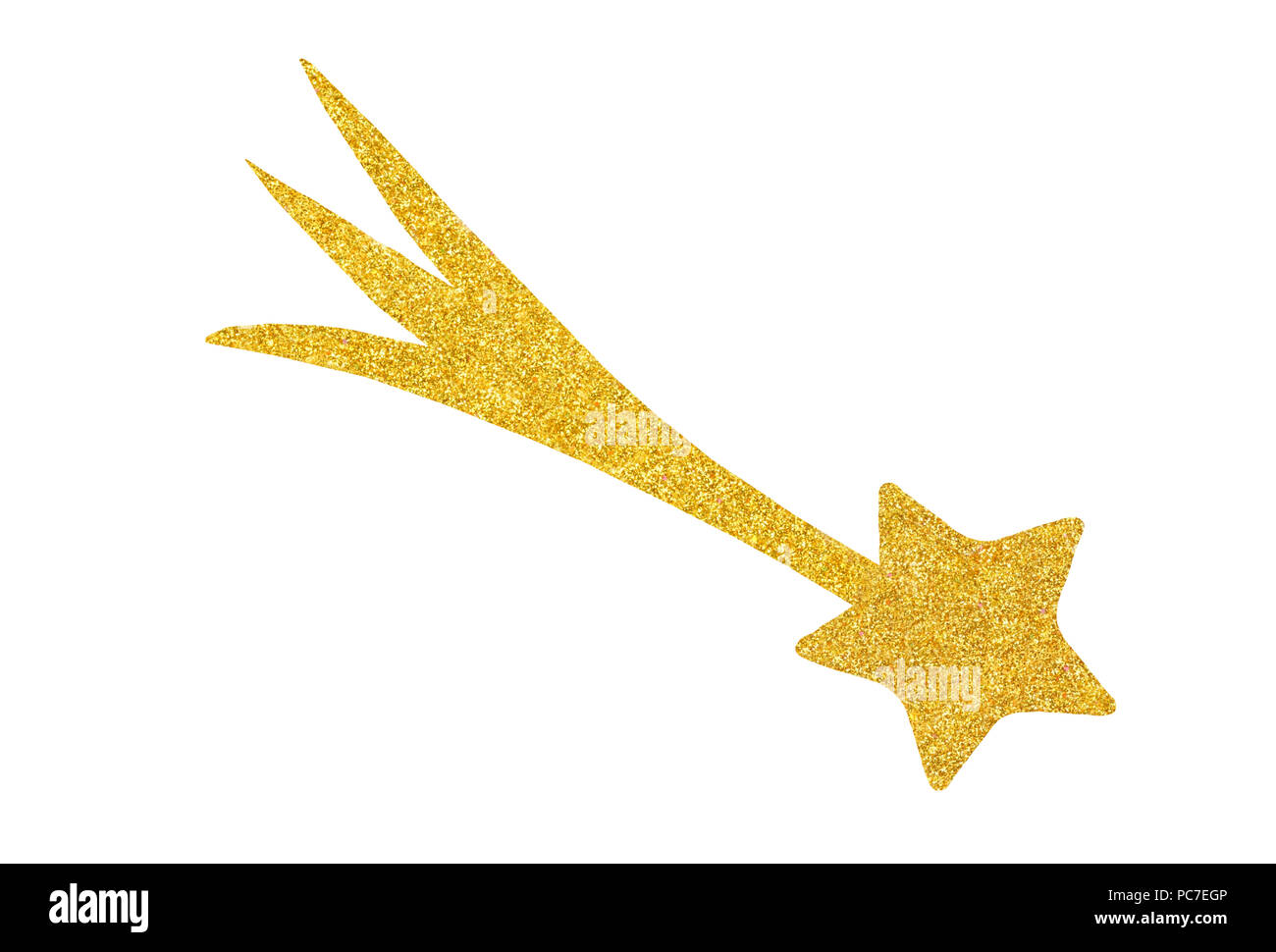 Goldenen Stern Auf Weissem Hintergrund Bereit Fur Ausschneiden Und Einfugen Isoliert Stockfotografie Alamy