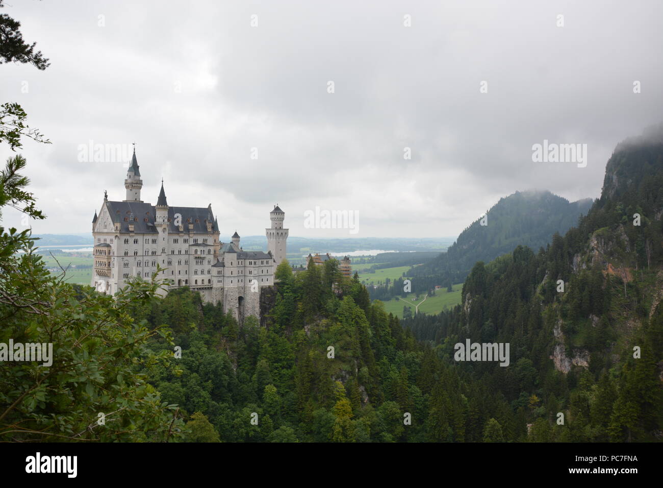 Swan Schloss Neuschwanstein Stockfoto