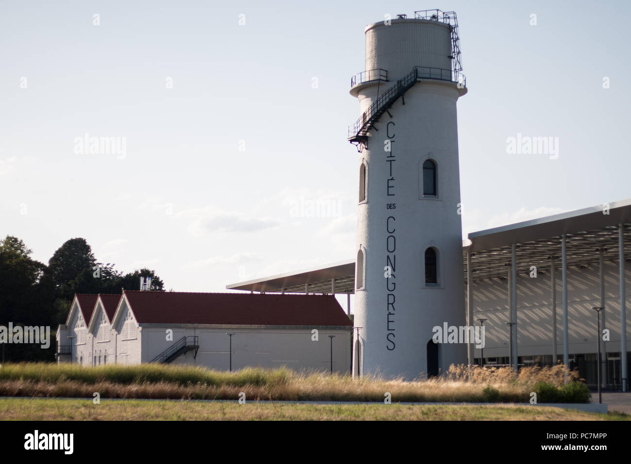 Industrieszene, Citè des Congrès Stockfoto