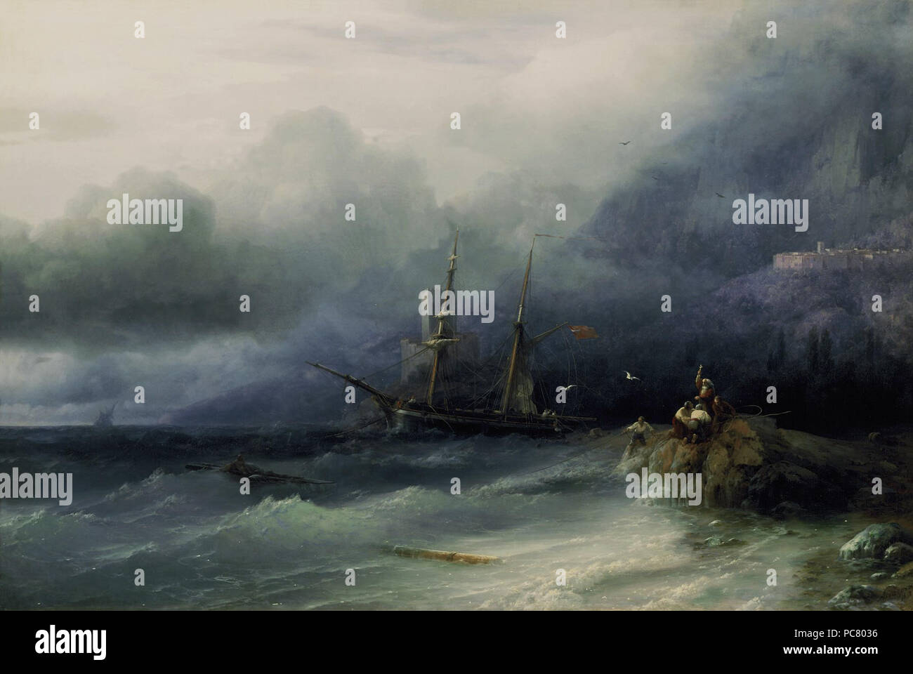 671 Буря Айвазовского Stockfoto