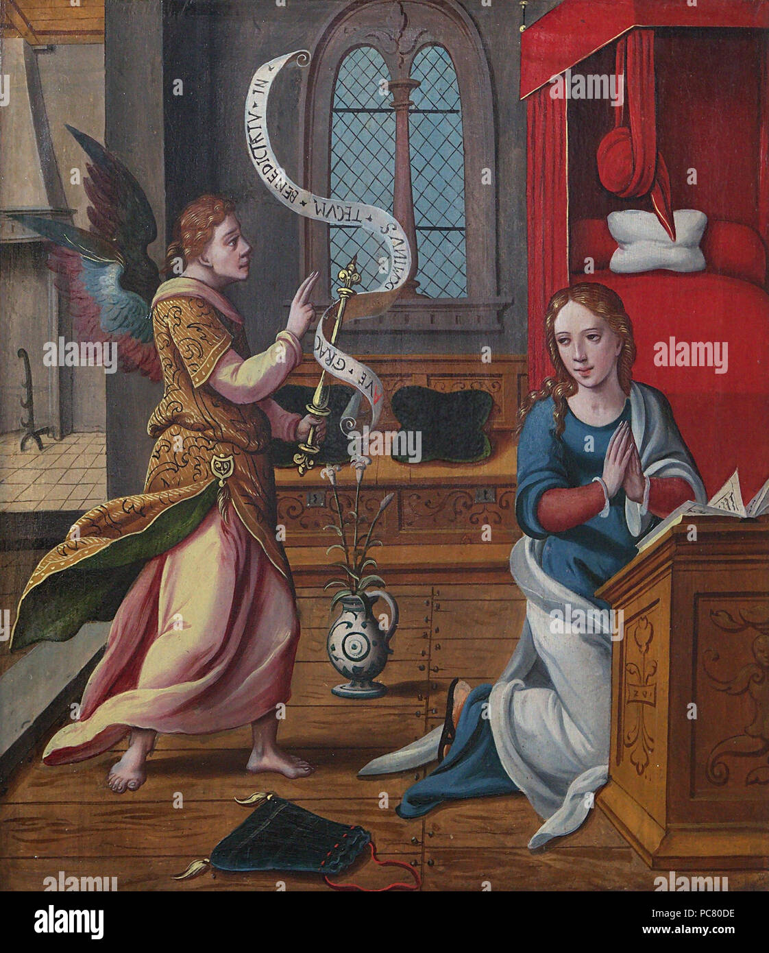 201F 54 - Pont-a-Mousson - altargemälde-Philippe-de-gelderland-Detail-8 Stockfoto