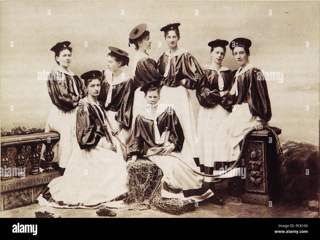 348 -01-2 Kranzbinden-Festspiel (1895) Stockfoto