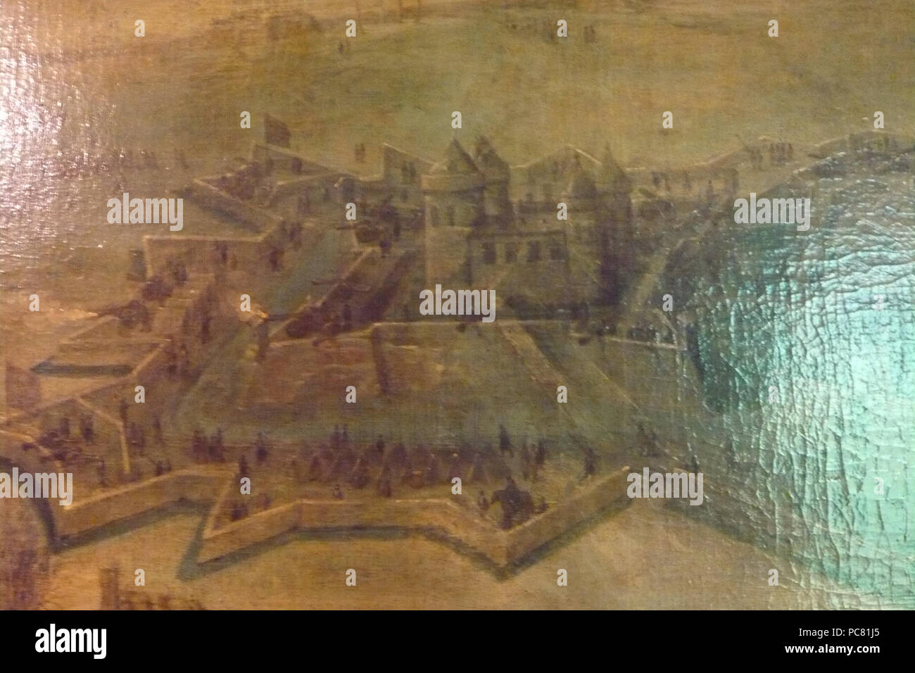 557 Belagerung von Jülich 1622 von Peter Snayers - Detail, 05. Stockfoto