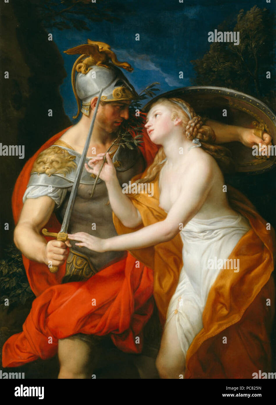 73 Pompeo Batoni - Krieg und Frieden, 1776 Stockfoto