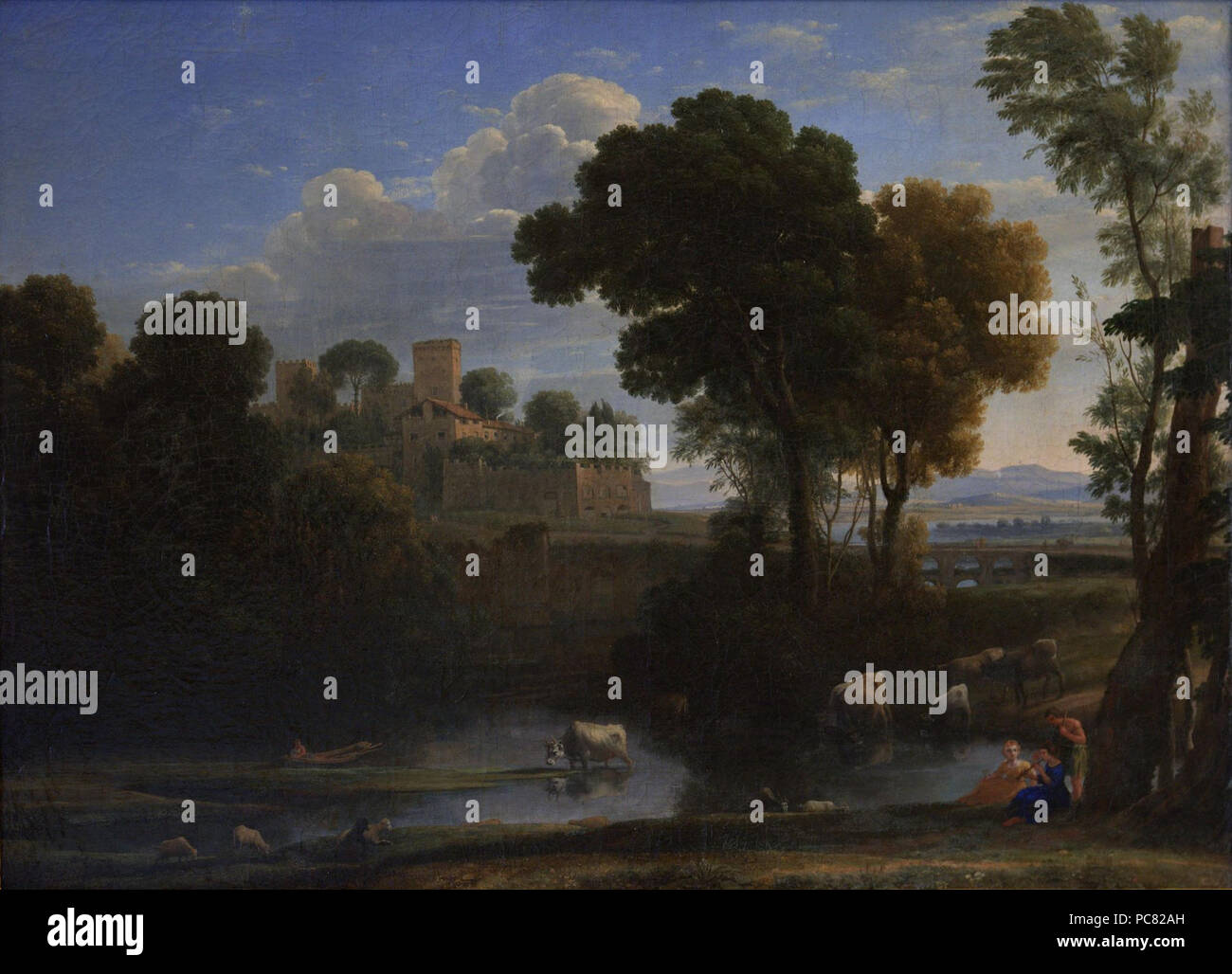 538 Saint-Petersbourg-Ermitage-Claude - gellee-dit-le-Lorrain - paysage - das Italienische -8247 Stockfoto