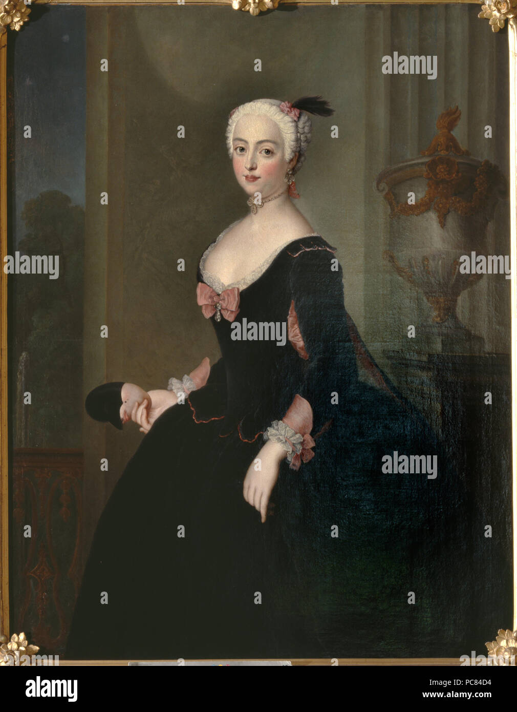 7 Anna Elisabeth Schulenburg, 1720-1741, g - Nationalmuseum -16036 Stockfoto