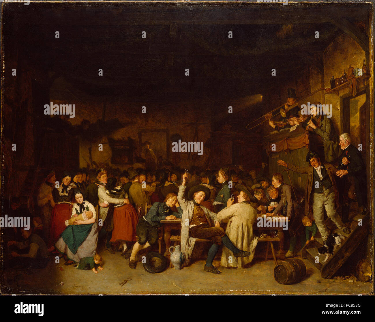 93 Westfälischen Bauern Revels (August Jernberg) - Nationalmuseum - 20429 Stockfoto