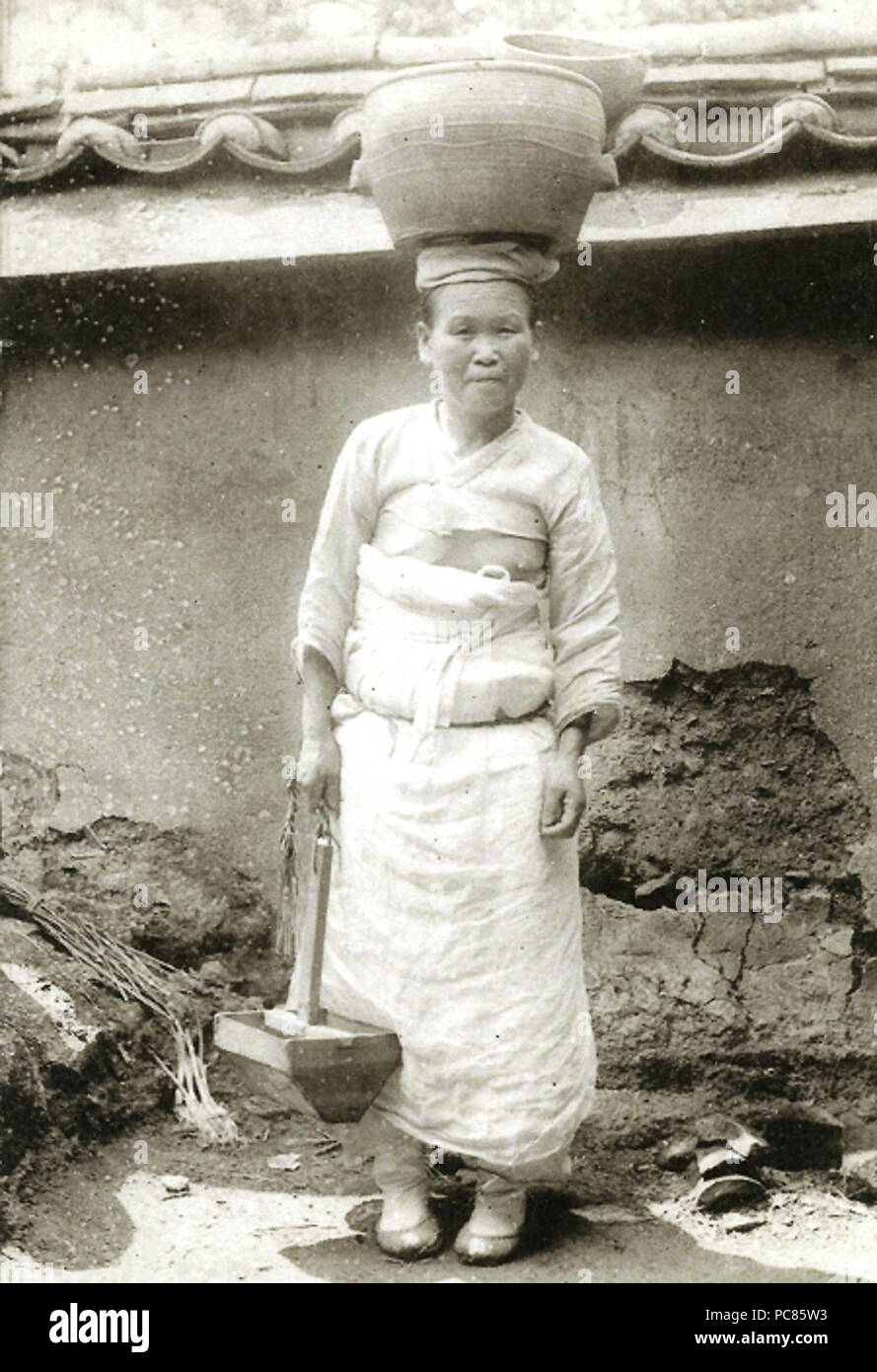 346 koreanische Bäuerin Stockfoto