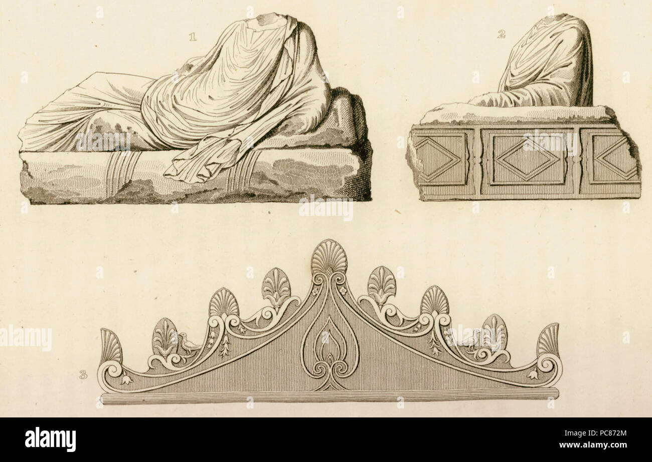 4 12 von Epidauros 3 aus dem Tempel des Aesculapius - Ingram Edward - 1819 Stockfoto