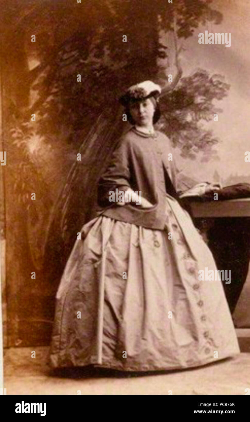 Von Camille Silvy, albumen Print, 1860 635 Viscountess Amberley 7/8 Stockfoto
