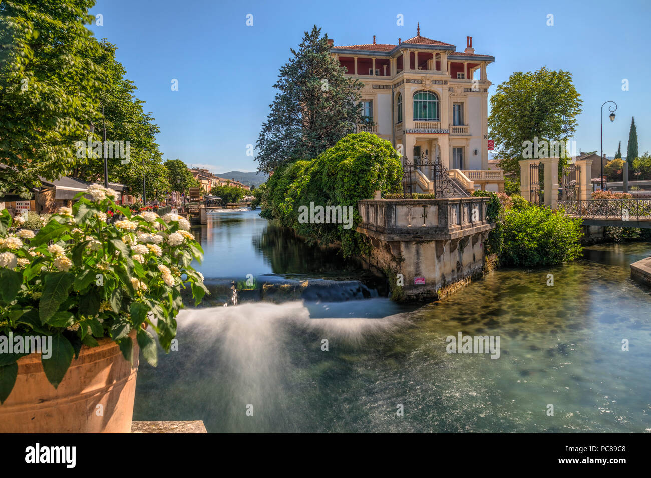 L'Isle-sur-la-Sorgue, Vaucluse, Provence, Frankreich Stockfoto