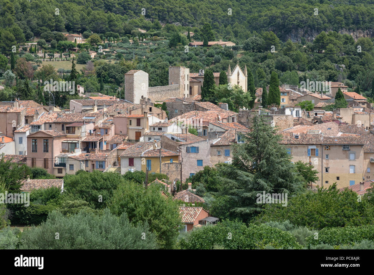 Europe france provence aups town Fotos und Bildmaterial in hoher