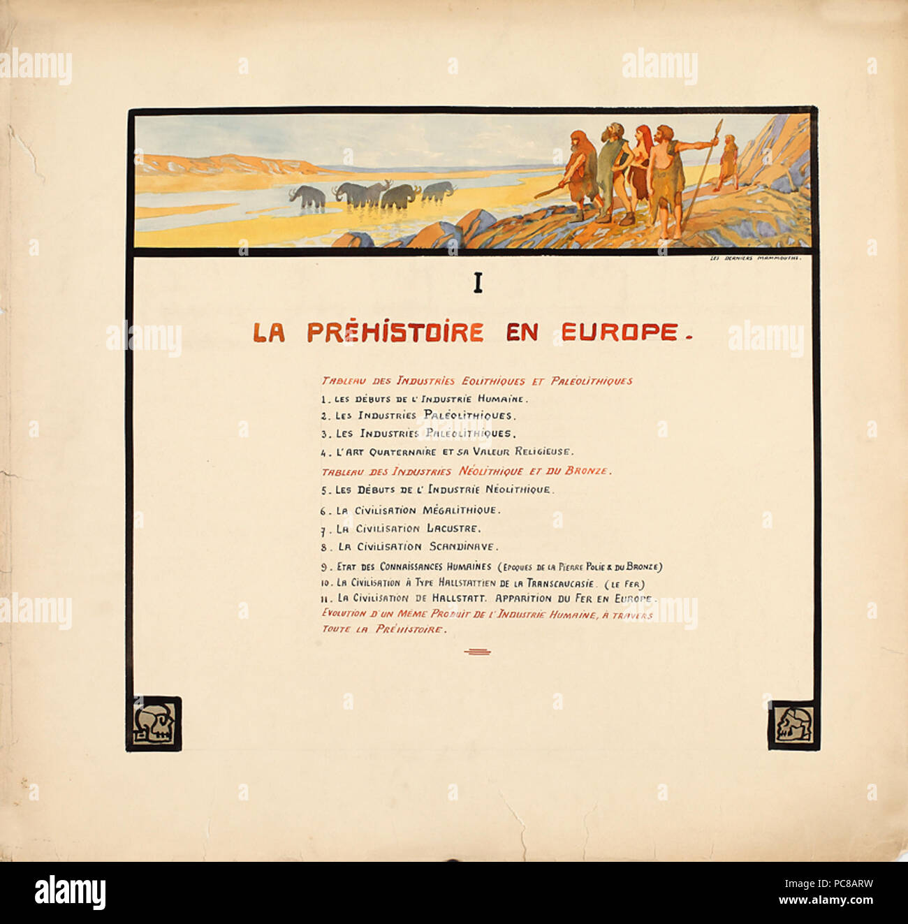 4 Atlas de la Rochefort, 02. Stockfoto