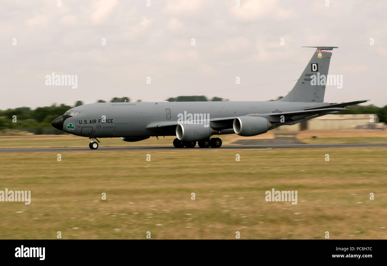 R KC-135 Stratotanker, USAF, 'Miss Irische " Stockfoto