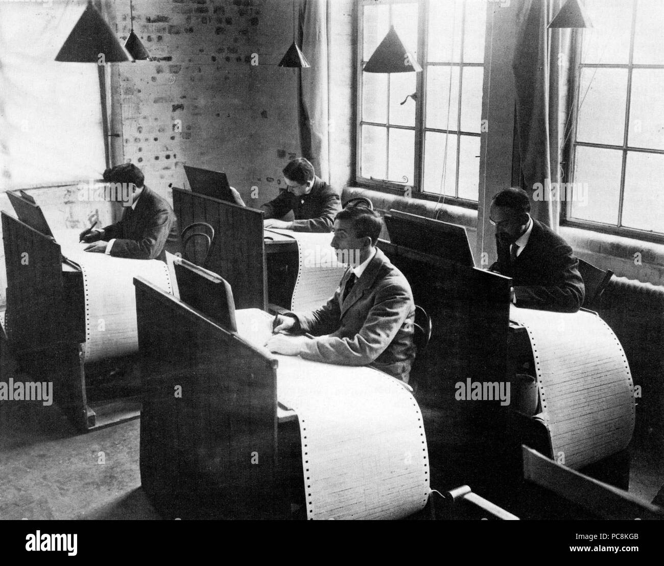 449 Notenzeichner 1911 Stockfoto