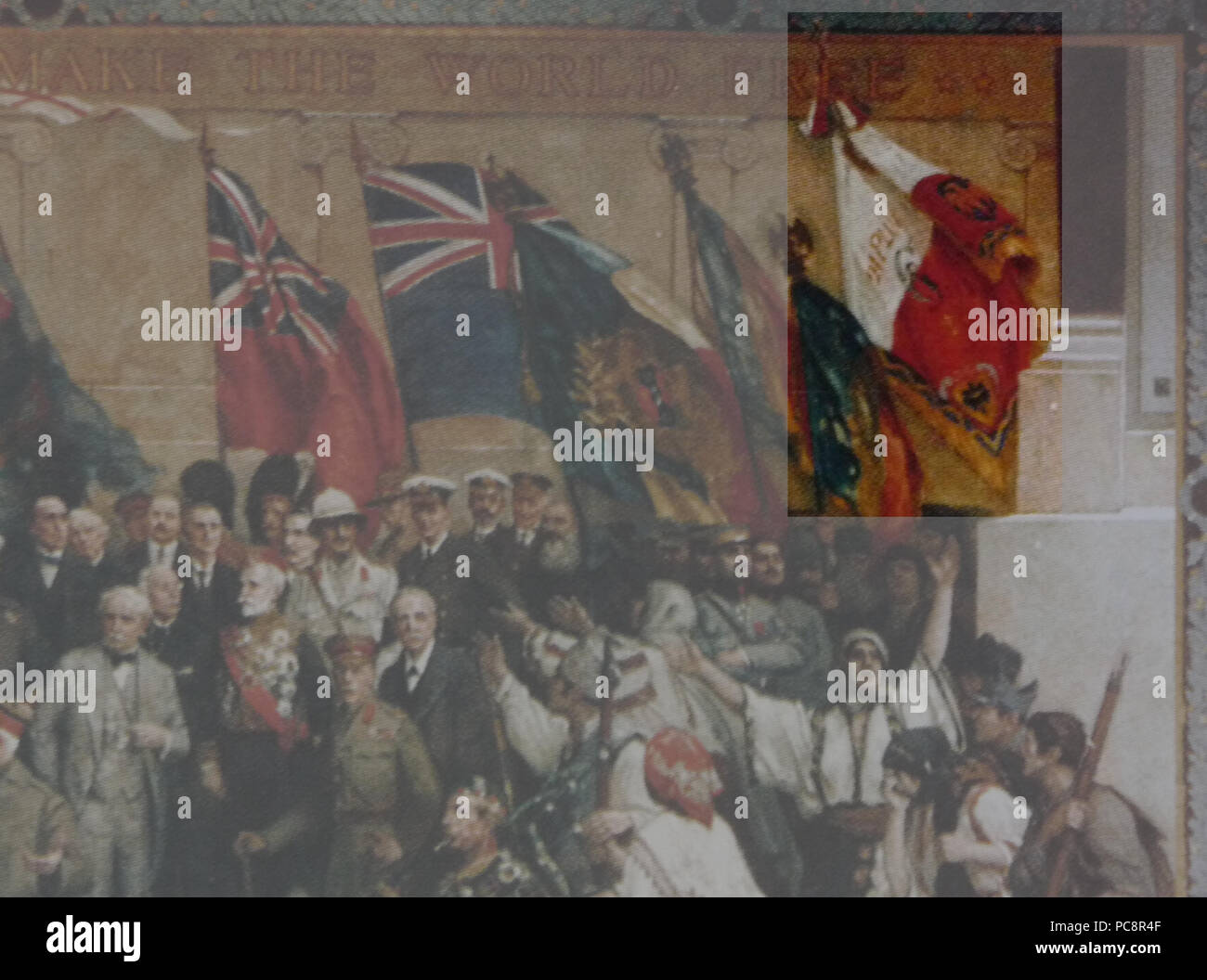 148 CS Legion Flagge 409 Stockfoto