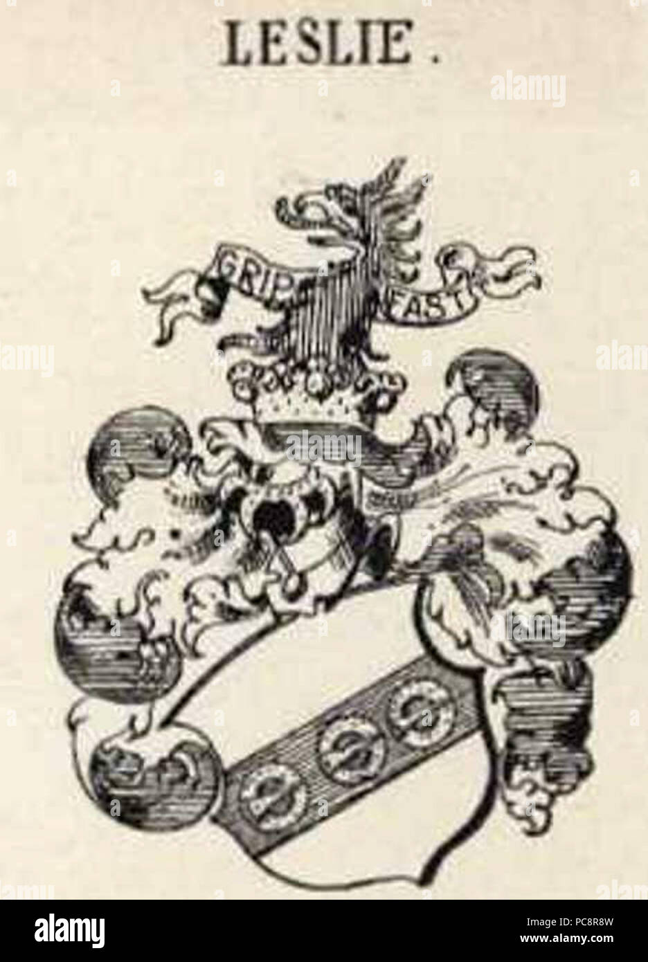 57 RU COA LESLIE Stockfoto