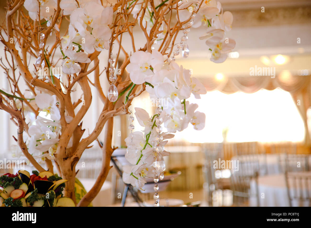 Hochzeit in der Mitte Stockfoto