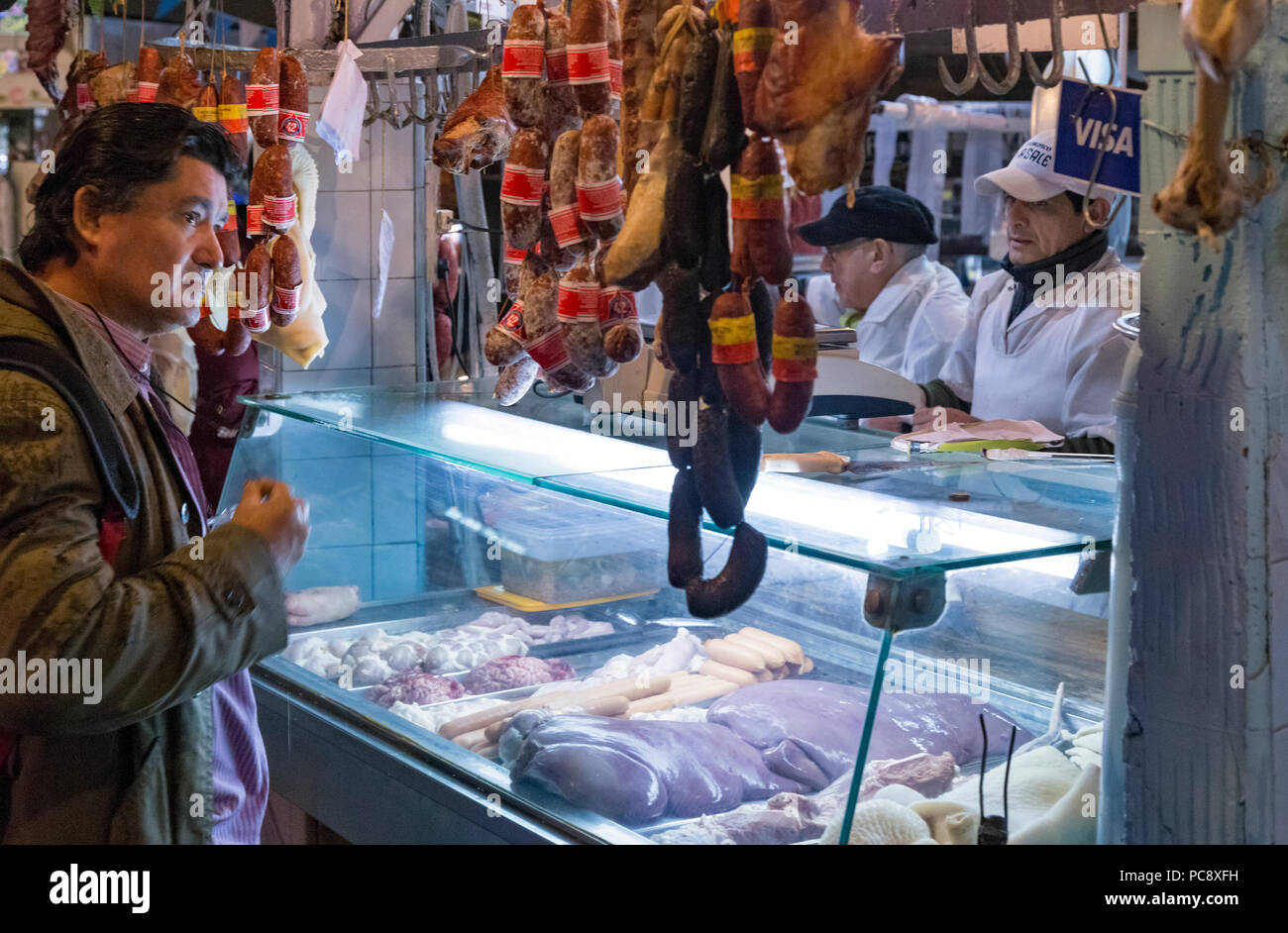 San Telmo Markt. Buenos Aires, Argentinien Stockfoto