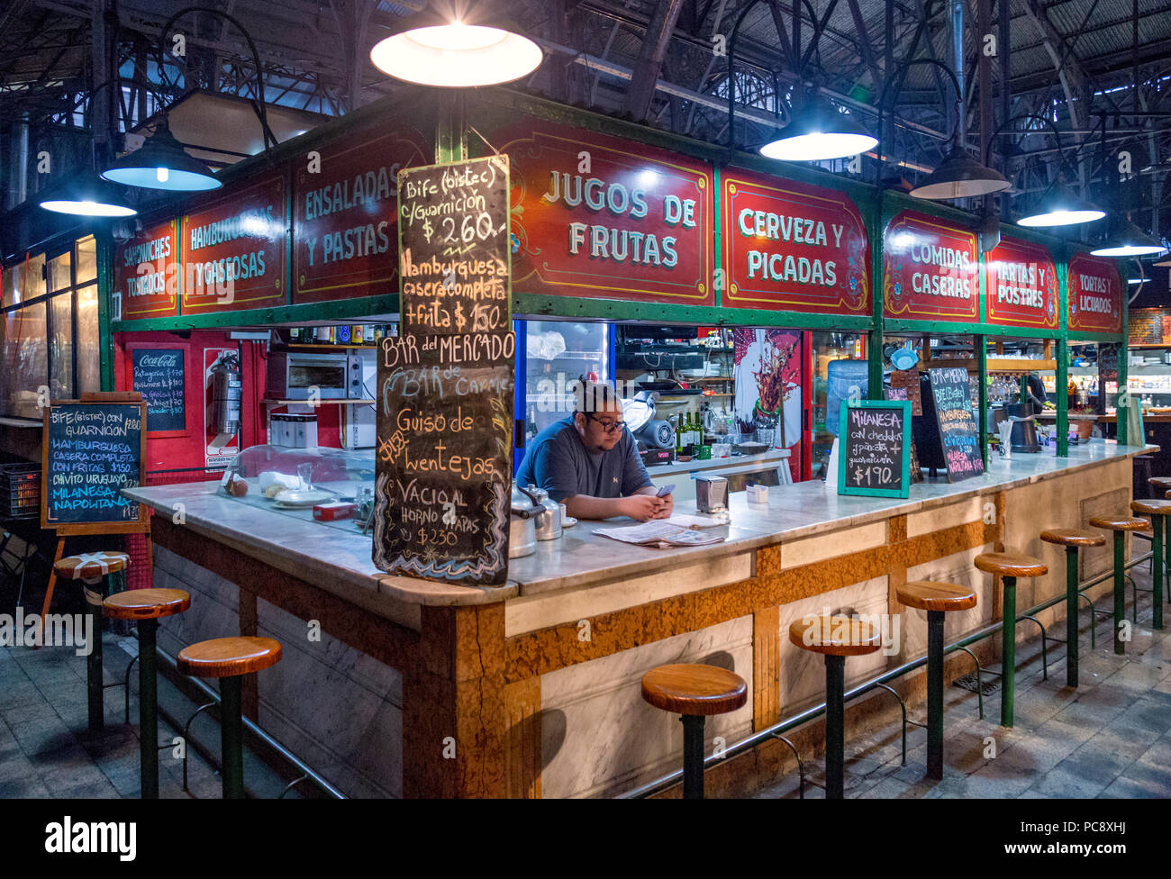 San Telmo Markt. Buenos Aires, Argentinien Stockfoto