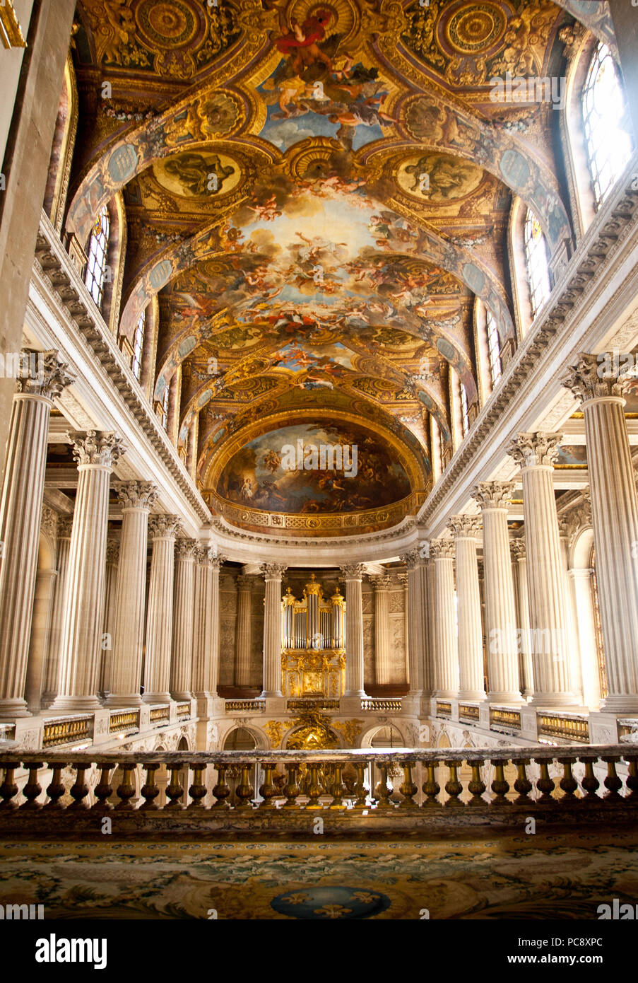 Königliche Kapelle an der Stelle von Versaille, Frankreich Stockfoto