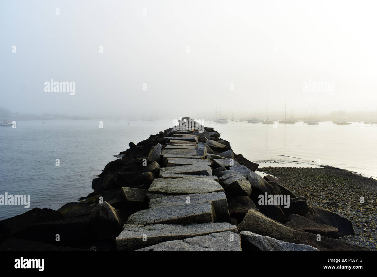 Ruhigen Landschaft gefüllt mit natürlichem Licht Stockfoto