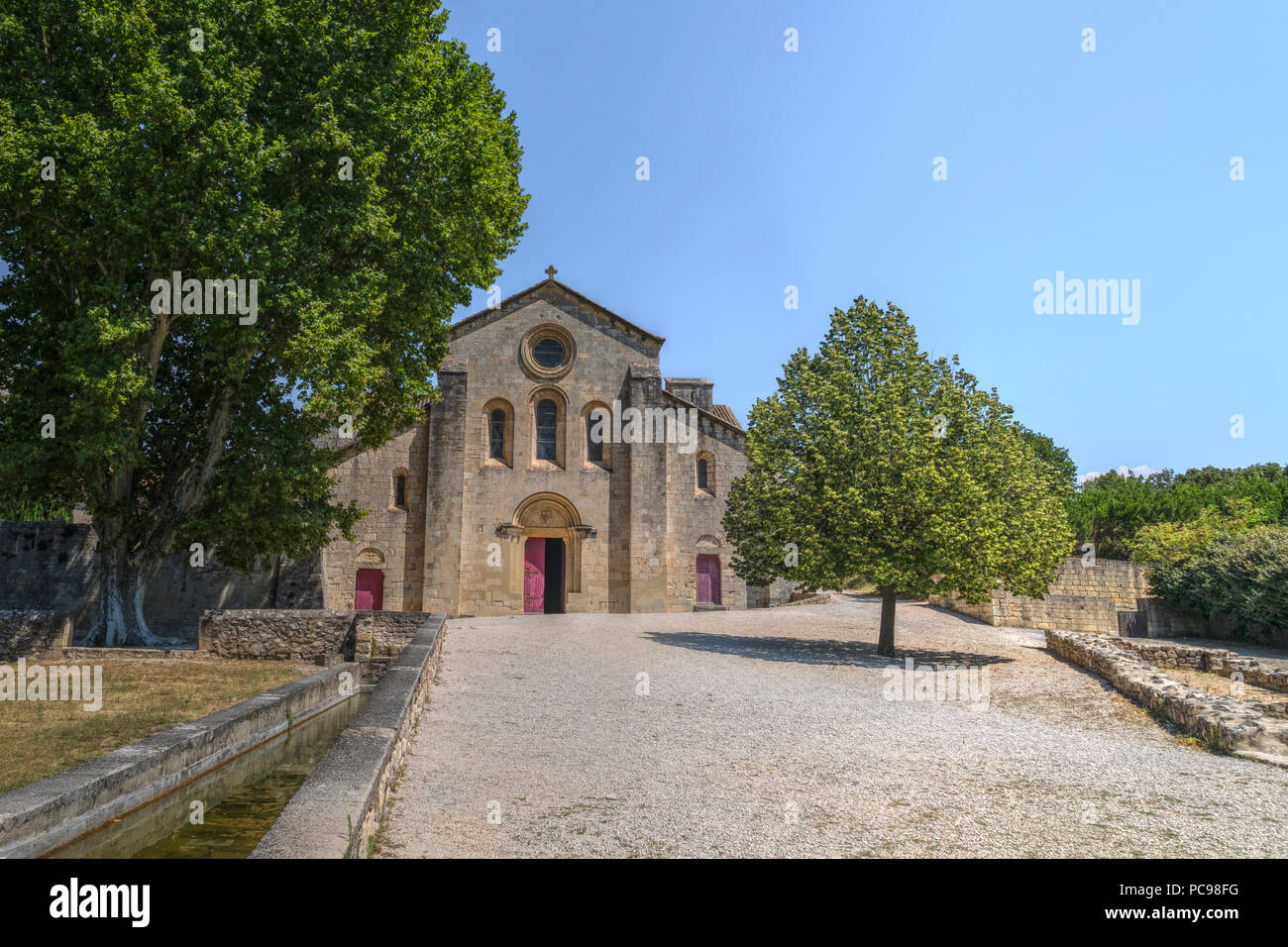 Abbaye de Silvacane, Bouches-du-Rhône, Provence, Frankreich Stockfoto