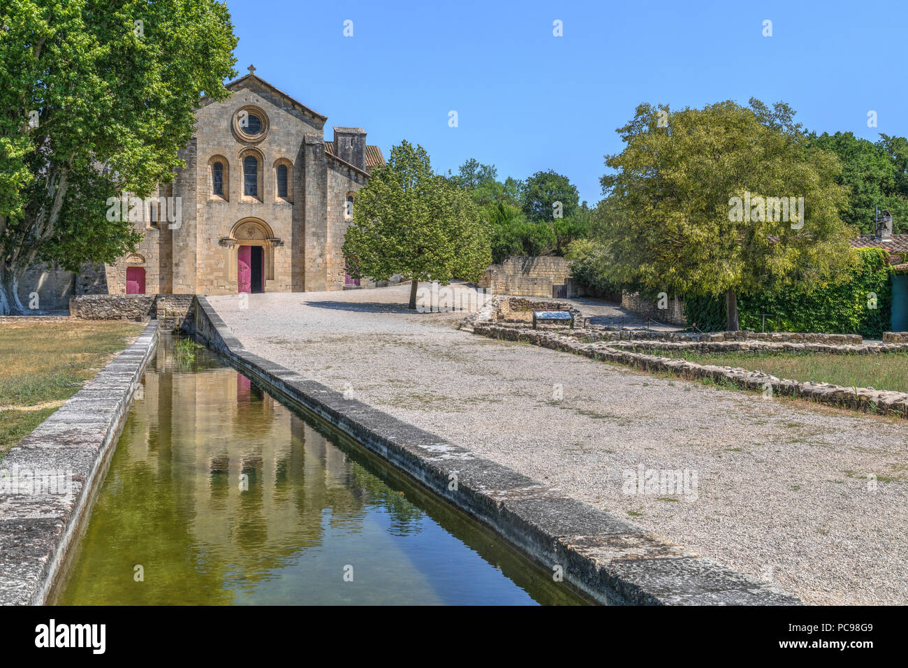 Abbaye de Silvacane, Bouches-du-Rhône, Provence, Frankreich Stockfoto
