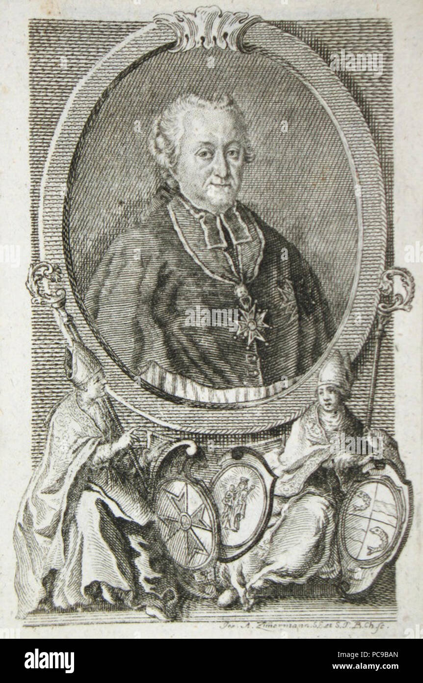 568 Spaur Joseph Ferdinand Portrait 1791 ein Stockfoto