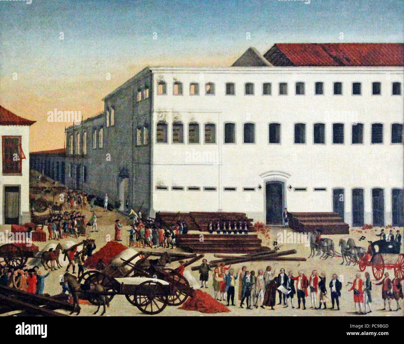 434 Muzzi reedificacao recolhimento parto Stockfoto