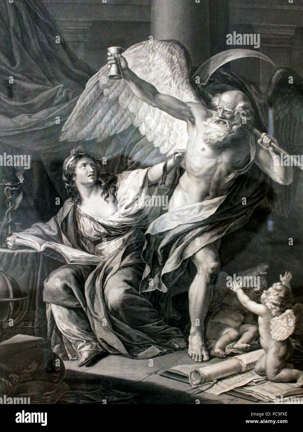 313 Jean-Jacques Avril-das Wissen das Anhalten der Zeit Stockfoto