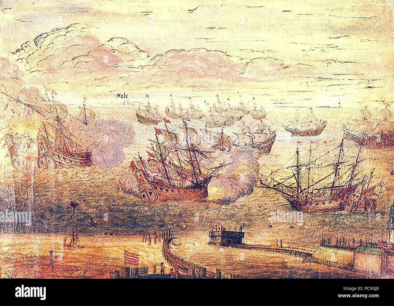 75 Schlacht von Oliwa 1627 I Stockfoto