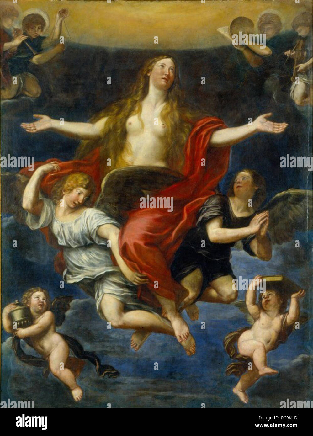 35 Francesco Albani-Êxtase de Santa Maria Madalena Stockfoto