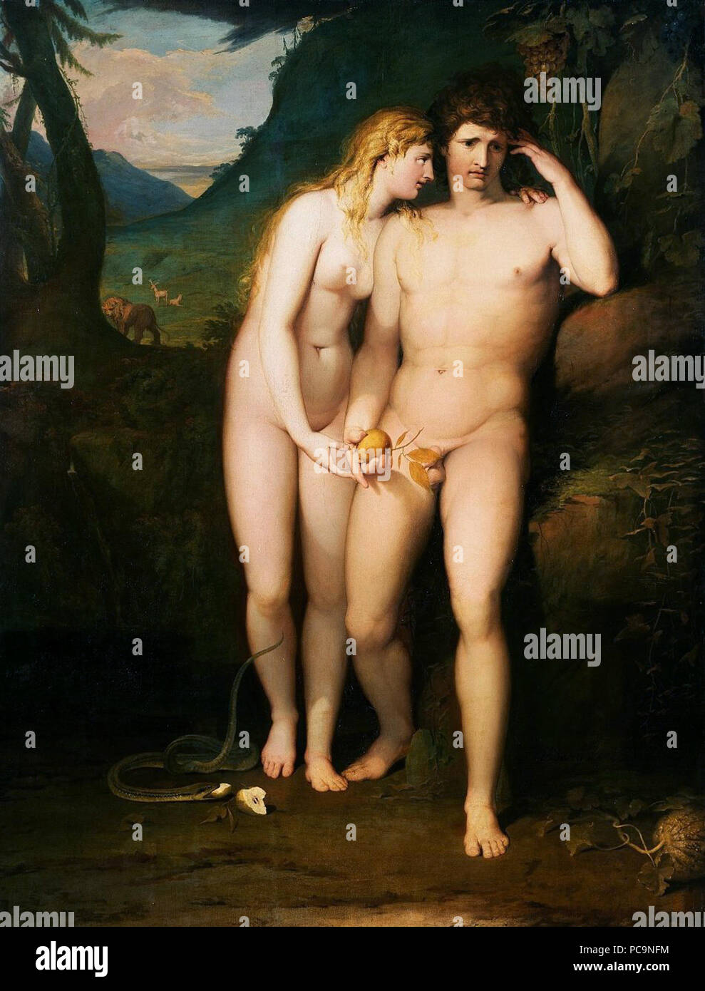 47 James Barry - Die Versuchung von Adam, 1767-70 Stockfoto