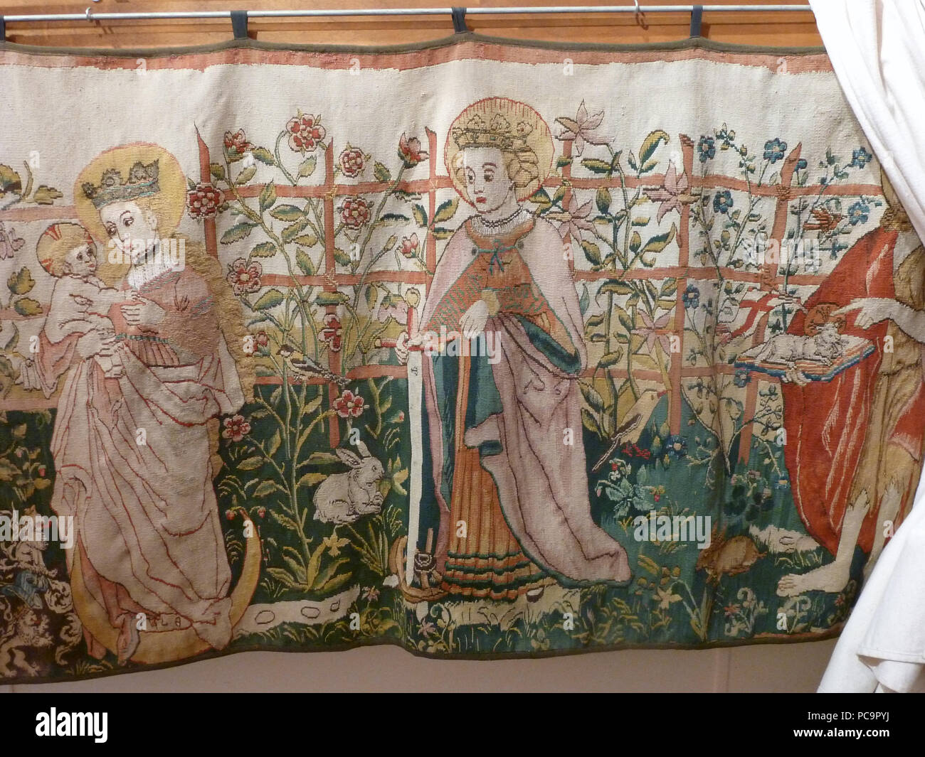 385 Madone au jardinet (Tapisserie de Saint-Jean-Saverne) 02 Stockfoto