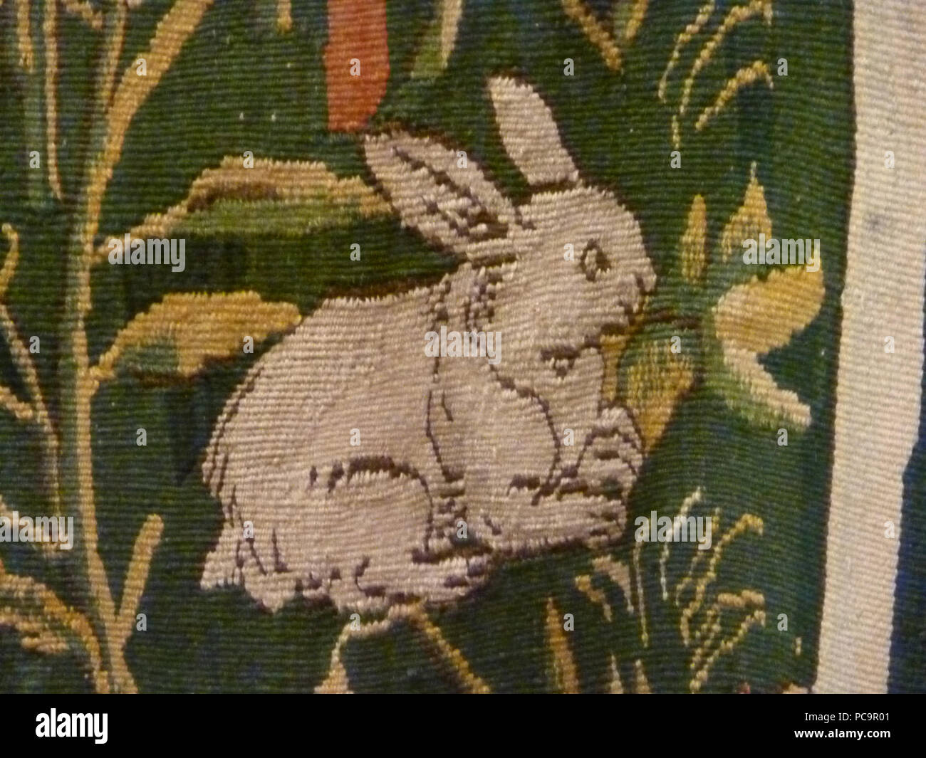 385 Madone au jardinet (Tapisserie de Saint-Jean-Saverne) 03. Stockfoto