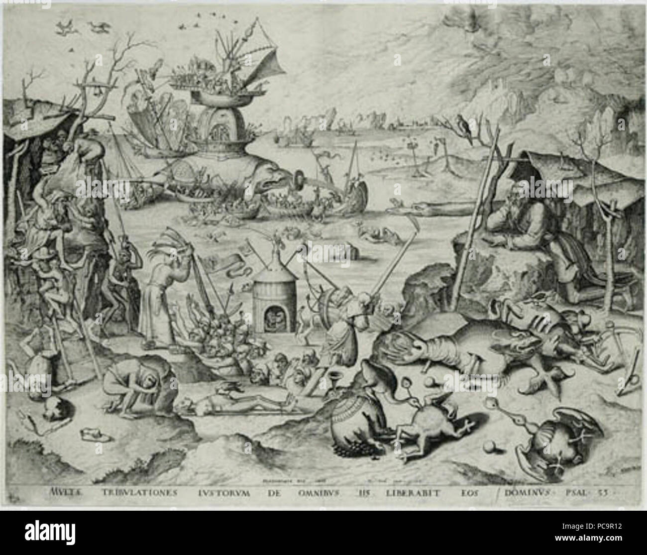 Nach Hieronymus Bosch 001. Stockfoto