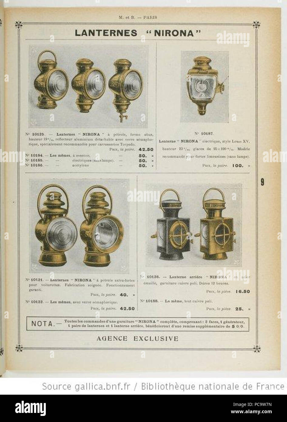 118 Katalog blatgé Stockfoto