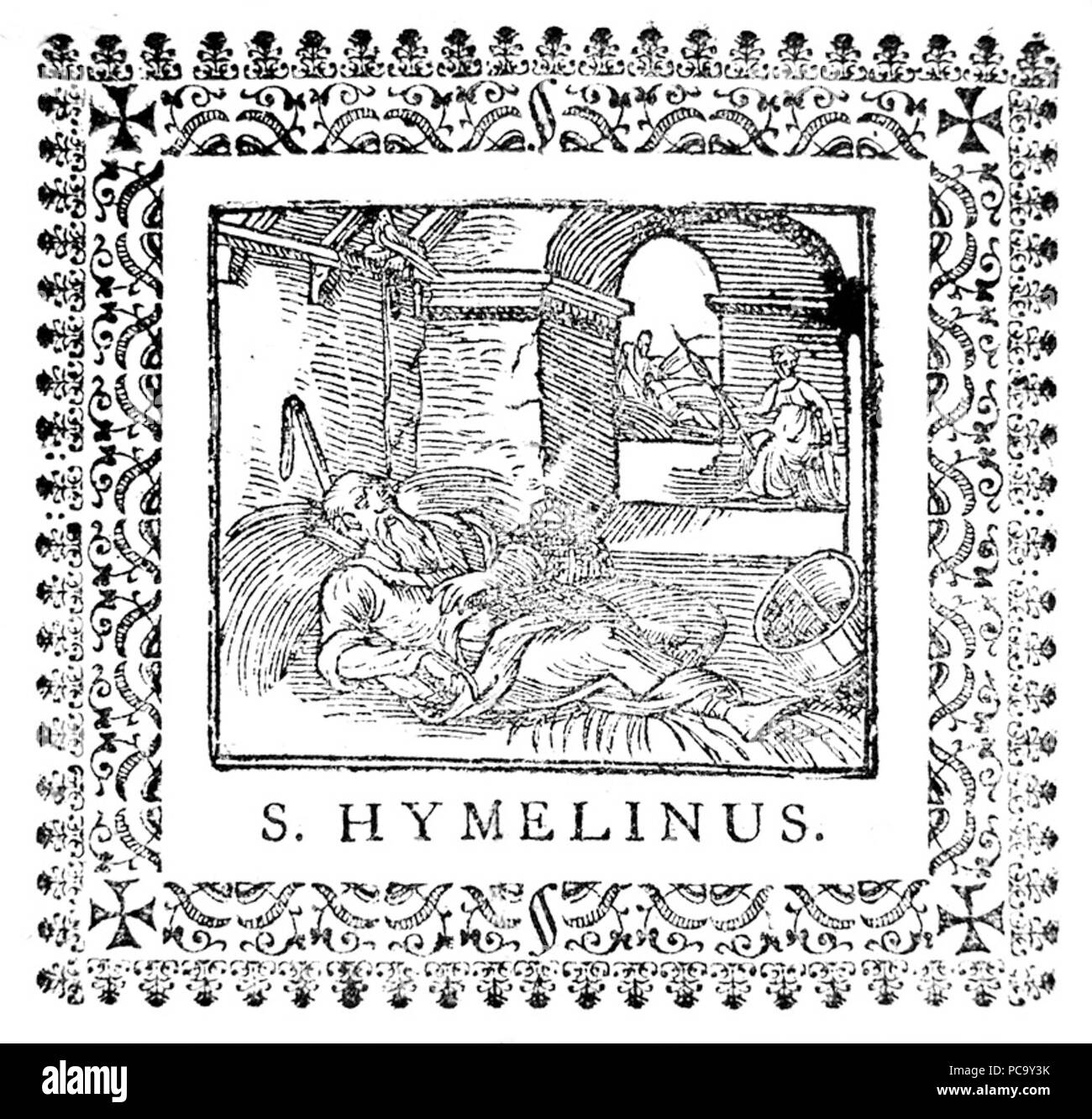 560 Sint Hymelinus Stockfoto