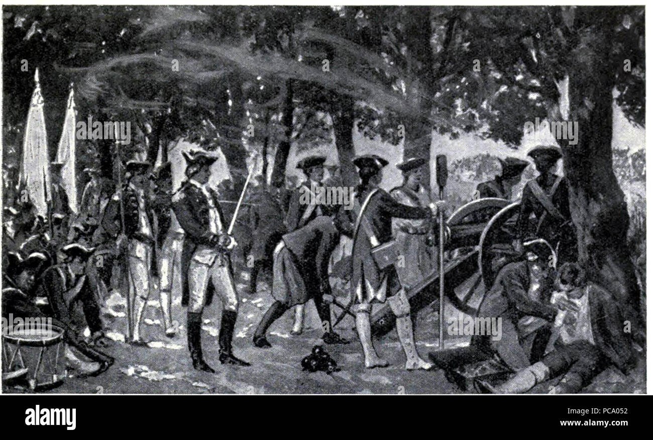 593 Die Schlacht von Plassey, 23. Juni 1757 Stockfoto