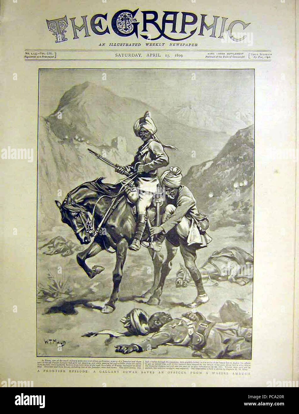 643 Waziriambush 1899 Stockfoto