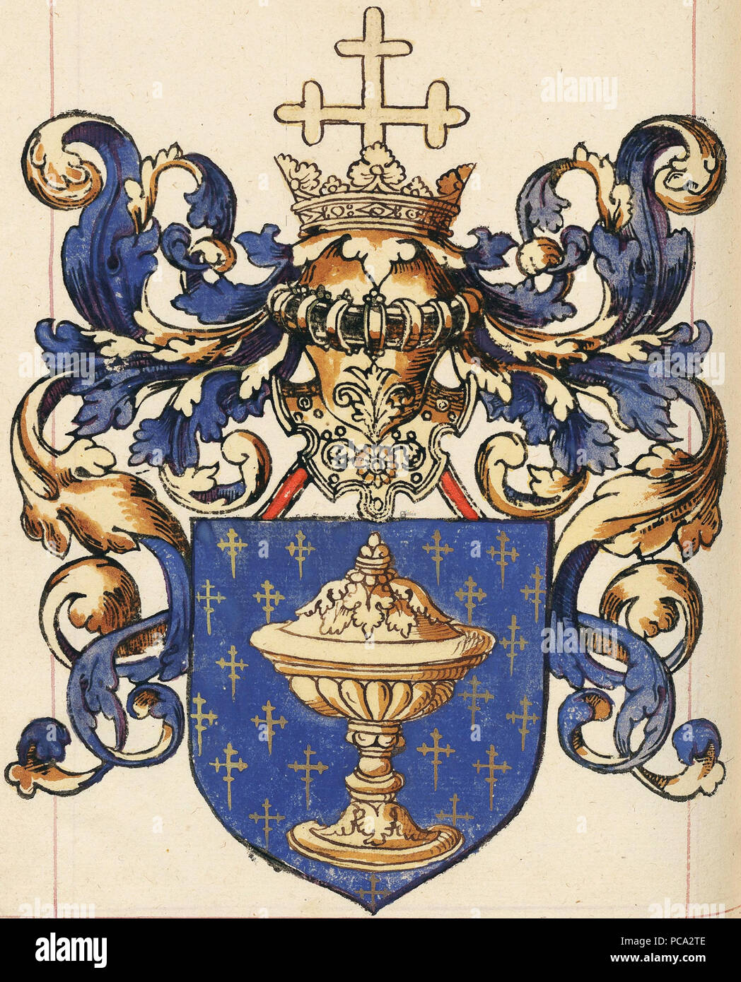 195 Escudo de Galicia-Reino de Galicia Stockfoto