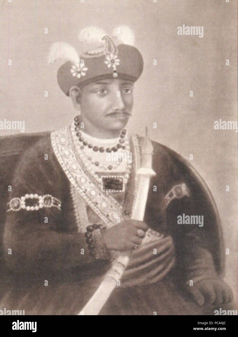 Ahmad Ali Khan. Stockfoto