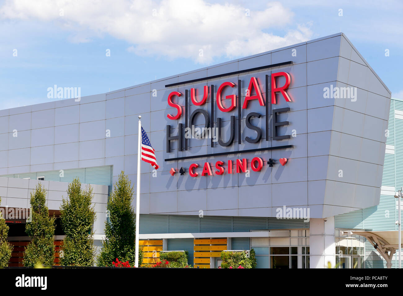 SugarHouse Casino, 1001 N Delaware Ave, Philadelphia, PA Stockfoto
