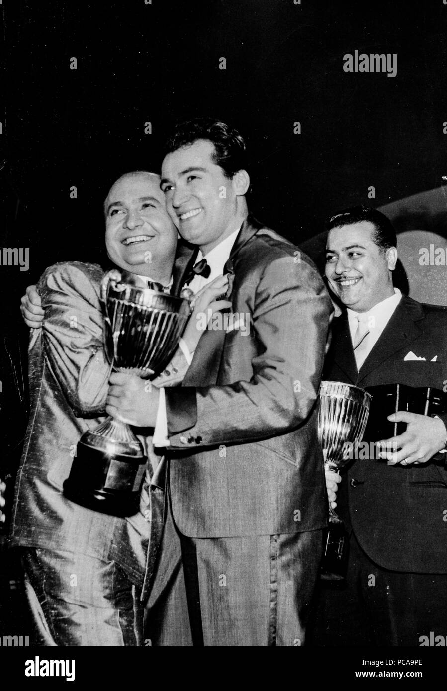 Aurelio Fierro, nunzio Gallo, Furio rendine, Festival di Napoli, 1958 Stockfoto