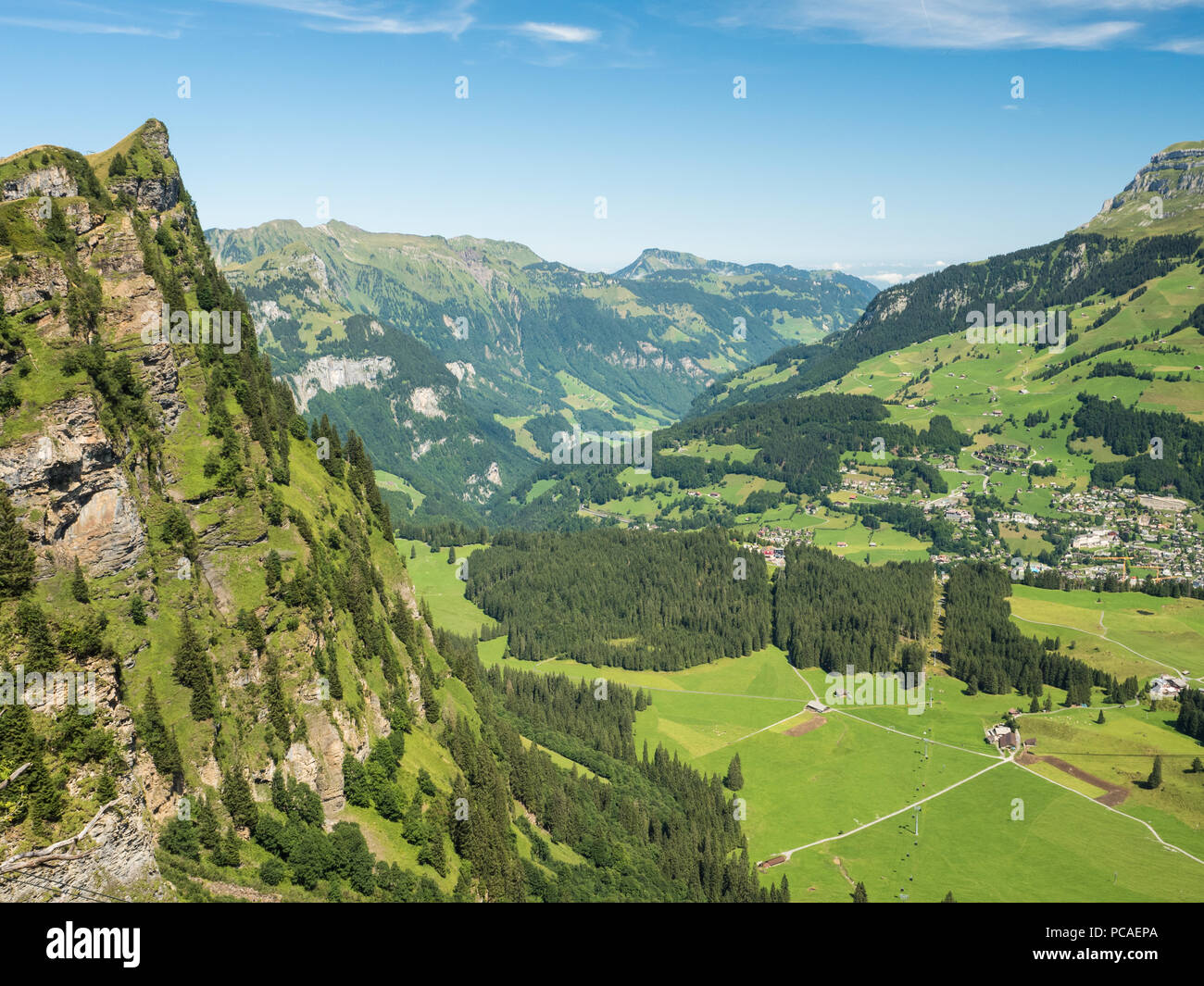 Berg, Alpen, in der Nähe von Engelberg, Schweiz, Europa Stockfoto